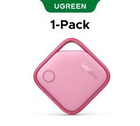 Ugreen Finetrack Smart Finder Compatible Avec Les Étiquettes De Suivi Bluetooth Apple Find My (Ios Uniquement),Étiquette Intelligente De Recherche D'articles Pour Clé De Voit - Type 1-Pack Hot Pink