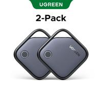 Ugreen Finetrack Smart Finder Compatible Avec Les Étiquettes De Suivi Bluetooth Apple Find My (Ios Uniquement),Étiquette Intelligente De Recherche D'articles Pour Clé De - Type 2-Pack Cosmic Black