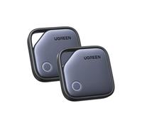 UGREEN FineTrack Smart Finder Tag Traceur Bluetooth iOS Uniquement 2 Ans Batterie Localisateur d'Objets Wallet Tracker Compatible avec Find My pour Valises Portefeuilles Clés Bagages Sacs (Lot de 2)