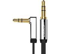 Ugreen flat cable AUX audio cable 3.5 mm mini jack 1m silver (10597)