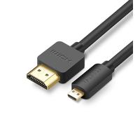 Câble audio-vidéo microHDMI - HDMI 2.0 1 m noir