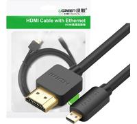Ugreen Hd127 Micro Hdmi - Hdmi 4K 3D 1M Cable (Black)