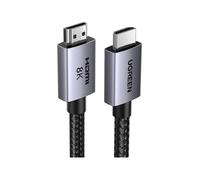 UGREEN 8K Câble HDMI 2.1 Certifié 10K 8K 60Hz 4K 240Hz Haute Vitesse 48Gbps Cordon HDMI Aluminium DynamicHDR Dolby Atmos HDCP Tressé en Nylon Compatible avec PS5 4 Xbox MacBook Pro Blu Ray HDTV (1M)