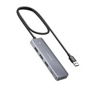 UGREEN Hub USB 3.0 4 Data Ports 3A1C Câble de 60CM Multiports
