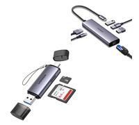 UGREEN Hub USB C Multiport 6 en 1 avec Lecteur de Carte SD TF