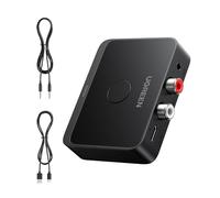 UGREEN LDAC Récepteur Bluetooth 6.0 Adaptateur Bluetooth pour Chaîne HiFi | EDR Technologie avec 2RCA et 3.5mm Double Connexion Faible Latence Idéal pour Haut-Parleur Amplificateur Phone Cinéma maison