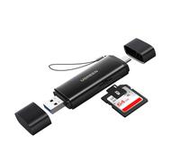 UGREEN SD4.0 UHS II Lecteur Carte SD USB C et USB A 312MB/s Plug Play Adaptateur de Micro SD TF 4.0 en Aluminium Compatible avec MacBook Air iPad Pro iPhone 17 Air Pro Max 16 Galaxy S25 S24 Ultra