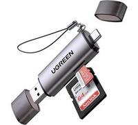Clé USB GENERIQUE UGREEN Lecteur de Carte USB Type C Lecteur de Carte Mémoire SD Micro SD USB 3.0 Adaptateur Carte SD en Aluminium Compatible avec MacBook Pro iPad Pro