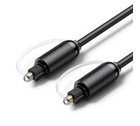 Ugreen - ligne Audio optique numérique, câble Coaxial SPDIF plaqué or pour lecteur CD DVD Blu-ray Xbox 360 PS3 AV TV 5.1 canaux noir