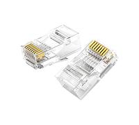 Ugreen 60558 Lot de 100 connecteurs RJ45 8P8C Cat 6 Transparent