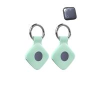 UGREEN Lot de 2 étuis de protection anti-perte en silicone avec porte-clés - toergy étanche et anti-chute - Durable et élégant - Pour chiens et chats - Vert clair