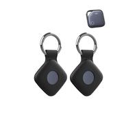 UGREEN Lot de 2 étuis de protection anti-perte en silicone avec porte-clés - toergy étanche et anti-chute - Durable et élégant - Pour chiens et chats - Noir