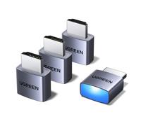 UGREEN Lot de 4 HDMI Dummy Plug 4K 60Hz 1080P Headless Ghost EDID Émulateur d'Affichage HDCP Compatible avec Macbook Pro PC Laptop Moniteur Streaming Jeux Travail à Distance Windows Mac OSX Linux