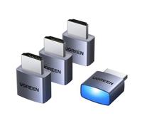 UGREEN Lot de 4 HDMI Dummy Plug 4K 60Hz EDID Émulateur d'Affichage HDCP