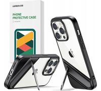 Ugreen LP635 Kickstand Protective Case étui rigide avec cadre en gel et support intégré pour iPhone 14 Pro noir (90926)