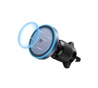 UGREEN MagFlow Qi2 15W Support Téléphone Voiture Induction Compatible avec MagSafe iPhone 16 15 14 13 12 Plus Pro Max Chargeur sans Fil Voiture Porte Smartphone Magnétique Grille Aération