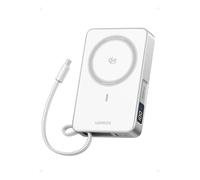 UGREEN MagFlow Qi2 25W Batterie Externe MagSafe 10000mAh USB C 30W (Blanc)