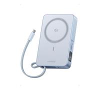 UGREEN MagFlow Qi2 25W Batterie Externe MagSafe 10000mAh USB C 30W (Bleu) | Power Bank Magnétique Charge Rapide Écran Numérique Intégré Compatible avec iPhone 17 16 15 14 13 12 Air Plus Pro Max