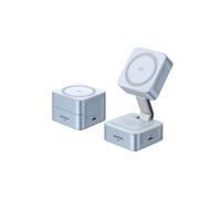 UGREEN MagFlow Qi2 25W Certifié Chargeur Induction iPhone 2 en 1 MagSafe | Compatible avec iPhone 17 16 15 14 13 12 Air Plus Pro Max AirPods 4 3 Pro 3 2 1 Chargeur sans Fil Magnétique Pliable Réglable