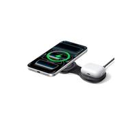 UGREEN MagFlow Qi2 25W Chargeur Induction 2 en 1 Pliable MagSafe | Compatible avec iPhone 17 16 15 14 13 12 Air Plus Pro Max, AirPods 4 3 Pro 3 2 1, Puissance Intelligente