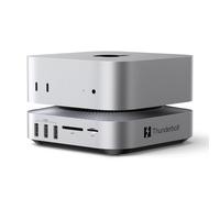 UGREEN Maxidok Thunderbolt 5 Docking Station Revodok 10 en 1 pour Mac Mini M4 et M4 Pro Station d'accueil avec 2*TBT5 120Gbps Boîtier M.2 SSD DisplayPort 8K 60Hz Multi Data USB Lecteur SD TF 4.0