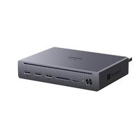 UGREEN Maxidok Thunderbolt 5 Docking Station Revodok Double Écran Extension | 10 en 1, 2 TBT5, 1 DisplayPort, 120Gbps Transfert de Données, SD TF 4.0, M.2 SSD, Multi USB 3A, pour Mac Mini M4 et M4 Pro