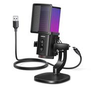 UGREEN Micro Gaming Microphone USB avec RGB 96KHz 24bit Réduction du Bruit DSP pour Enregistrement Gaming Streaming Podcast Compatible avec PS5 4 Laptop