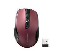 Ugreen - MU006 - draadloze optische muis USB 2.4GHz / Bluetooth 5.0 - 4000 - DPI - rood
