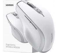 UGREEN Souris Bluetooth sans Fil (BT 5.0 + 2.4G), 4000 DPI, 18 Mois d'autonomie, Souris Ergonomique pour Ordinateur, Ordinateur Portable, Tablette, téléphone Portable, Souris PC Compatible avec