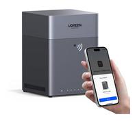 Ugreen Serveur NAS DH4300 Plus – 4 baies, 120 To – Gris anodisé + câble HDMI