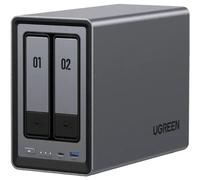Ugreen NASync DXP2800 NAS System 2-Bay Compact Intel® N N100 8 Go DDR5 0 To UGOS Pro Noir