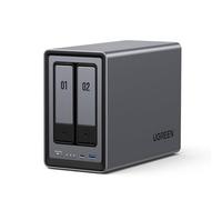 UGREEN NASync DXP2800 NAS de Bureau à 2 Baies, processeur Intel N100 Quad-Core, 8 Go de RAM DDR5, 2,5 GbE, 2 emplacements M.2 NVMe, HDMI 4K, Stockage réseau (sans Disque)