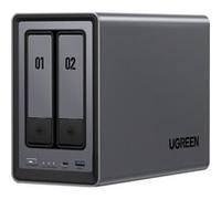 Ugreen NASync DXP2800 NAS System 2-Bay Compact Intel® N N100 8 Go DDR5 0 To UGOS Pro Noir