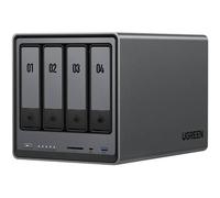 Ugreen Serveur NAS NASync DXP4800 4 baies – Jusqu'à 136 To Gris anodisé