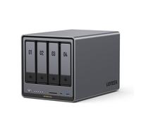 UGREEN NASync DXP4800 Plus, NAS 4 Baies, Intel Pentium Gold 8505 (5 cœurs), 8Go DDR5, 128Go SSD, 10GbE + 2,5GbE, 2 emplacements M.2 NVMe, HDMI 4K (sans Disque (DXP4800 Plus)