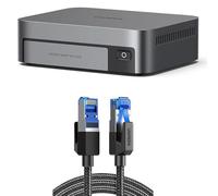 UGREEN NASync DXP480T Plus NAS Flash SSD 4 Baies + Câble Ethernet Cat8 2M RJ45, Intel i5 1235u, 8Go DDR5, 128Go SSD, 10GbE, Wi-FI 6, 4 Emplacements M.2 NVMe, HDMI 8K, 2 Ports TBT4 (sans Disque)