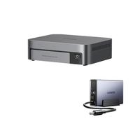 UGREEN NASync DXP480T Plus + UPS, Respaldo de batería CD 120W, NAS SSD All-Flash de 4 bahías, CPU Intel i5 1235u de 10 núcleos, 8 GB de RAM DDR5, SSD de 128 GB, Puerto 10 GbE, HDMI 8K (Sin Disco)