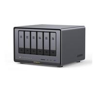 UGREEN NASync DXP6800 Pro, NAS de Bureau 6 Baies, processeur Intel i5 1235u 10 cœurs, 8 Go de RAM DDR5, SSD 128 Go, 2 Ports 10 GbE, 2 emplacements M.2 NVMe, HDMI 8K, 2 Ports TBT4 (sans Disque)