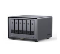 UGREEN NASync DXP6800 Ultra Bundle avec câble HDMI, serveur NAS à 6 baies, compatible avec les disques durs NAS tierces pour la maison et le bureau (sans disque)