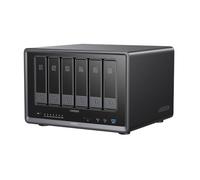 UGREEN NASync iDX6011 NAS IA 6 Baies, 32Go LPDDR5X RAM | Intel Core Ultra 5 125H, Capacité 208To, Double 10GbE, Double Thunderbolt 4, Double M.2 NVMe, HDMI 8K (sans Disque)