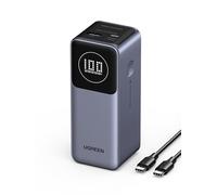 UGREEN Nexode Batterie Externe 12000mAh 100W Power Bank Charge Rapide de 2 Ports PD QC 3.0 Écran Numérique Batterie USB C Compatible avec iPhone 16 Plus Pro Max 15 14 Galaxy S24 Ultra iPad Air Pro