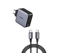 UGREEN Nexode 100W Chargeur USB C avec 60W Câble USB C vers USB C PD C 1M