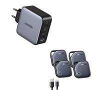 UGREEN Nexode 100W Chargeur USB C Rapide 4 Ports et FineTrack Fonctionne avec Find My (iOS Uniquement)