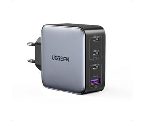 UGREEN Nexode 100W Chargeur USB C Rapide 4 Ports GaN Tech Prise USB C | Compatible avec iPhone 18 Pro Max 17 16 15 14 13 Galaxy PPS 60W S26 S25 S24 Pixel iPad MacBook Neo Air Pro M5 M4 M3 M2 M1