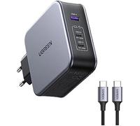 UGREEN Nexode 140W PD 3.1 Chargeur USB C Rapide 3 Ports avec GaN Tech Compatible avec MacBook Pro Air M3 M2 M1 iPad Pro Air Mini