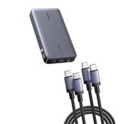 UGREEN Nexode 145W Batterie Externe 25000mAh Power Bank USB C PD3.1 140W avec UGREEN Lot de 2 Câble USB C PD 3.1 5A 48V 240W Charge Rapide (2M)