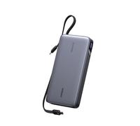UGREEN Nexode 165W Batterie Externe 25000mAh Power Bank Charge Rapide 140W | Adapté en Avion, 2 Câbles USB C, 2 Ports 1C1A, Chargeur Portable PC, Compatible avec iPhone 18 17 Pro Max Galaxy S26 MacBook