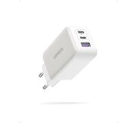 UGREEN Nexode 65W Chargeur USB C Rapide 3 Ports GaN Prise USB C (Blanc) | Compatible avec iPhone 17 Pro Max Air 16 15 14 13 12 Galaxy S26 S25 S24 Pixel 10 9 8 iPad MacBook Air Pro Neo M5 M4 M3 M2 M1