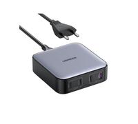 Ugreen Nexode 90928 Chargeur Secteur 100W Gris avec 3x USB-C et 1x USB 2.0, Compatibilité Universelle, Technologie GaN, EU Plug