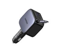 UGREEN Nexode 90W Chargeur Allume Cigare USB C Rétractable 3 Ports Chargeur Voiture Charge Rapide Compact Compatible avec MacBook Pro Air iPad iPhone 16 Plus Pro Max 15 14 13 Galaxy S24 Ultra